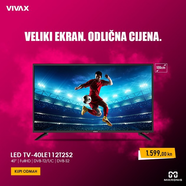 Vivax TV 40LE112T2S2